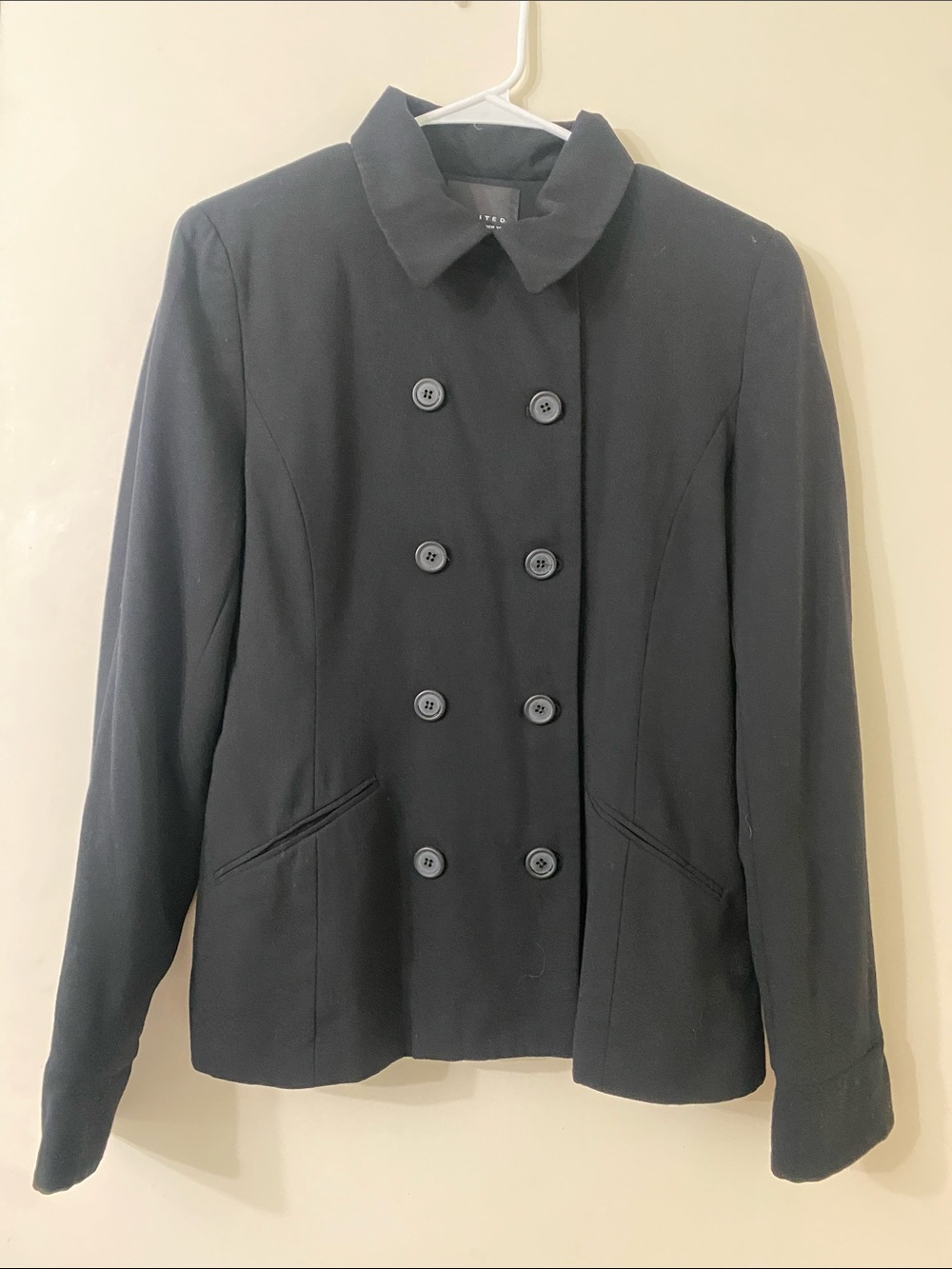 The Limited Black Double-Breasted lined Blazer